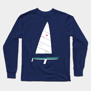 Laser Sailboat Long Sleeve T-Shirt